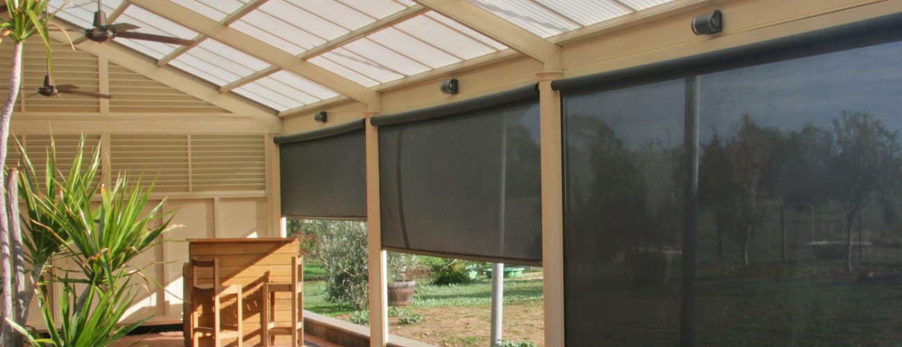 SlideTrack Cafe Blinds
